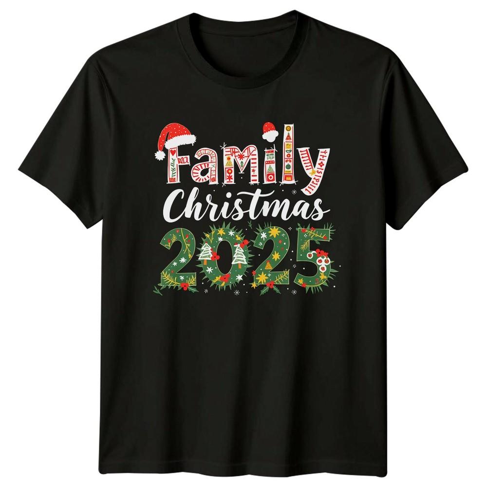 Family Christmas 2025 Holidays Christmas Unisex Unisex Graphic TShirt