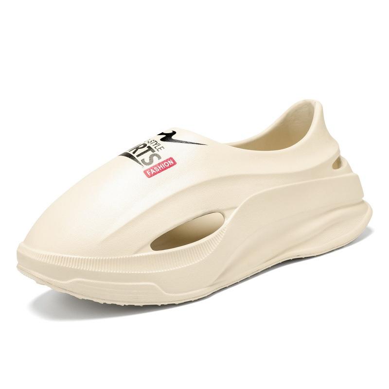 

Double star hole shoes summer wear non-slip outdoor beach shoes driving sandals 39 хаки