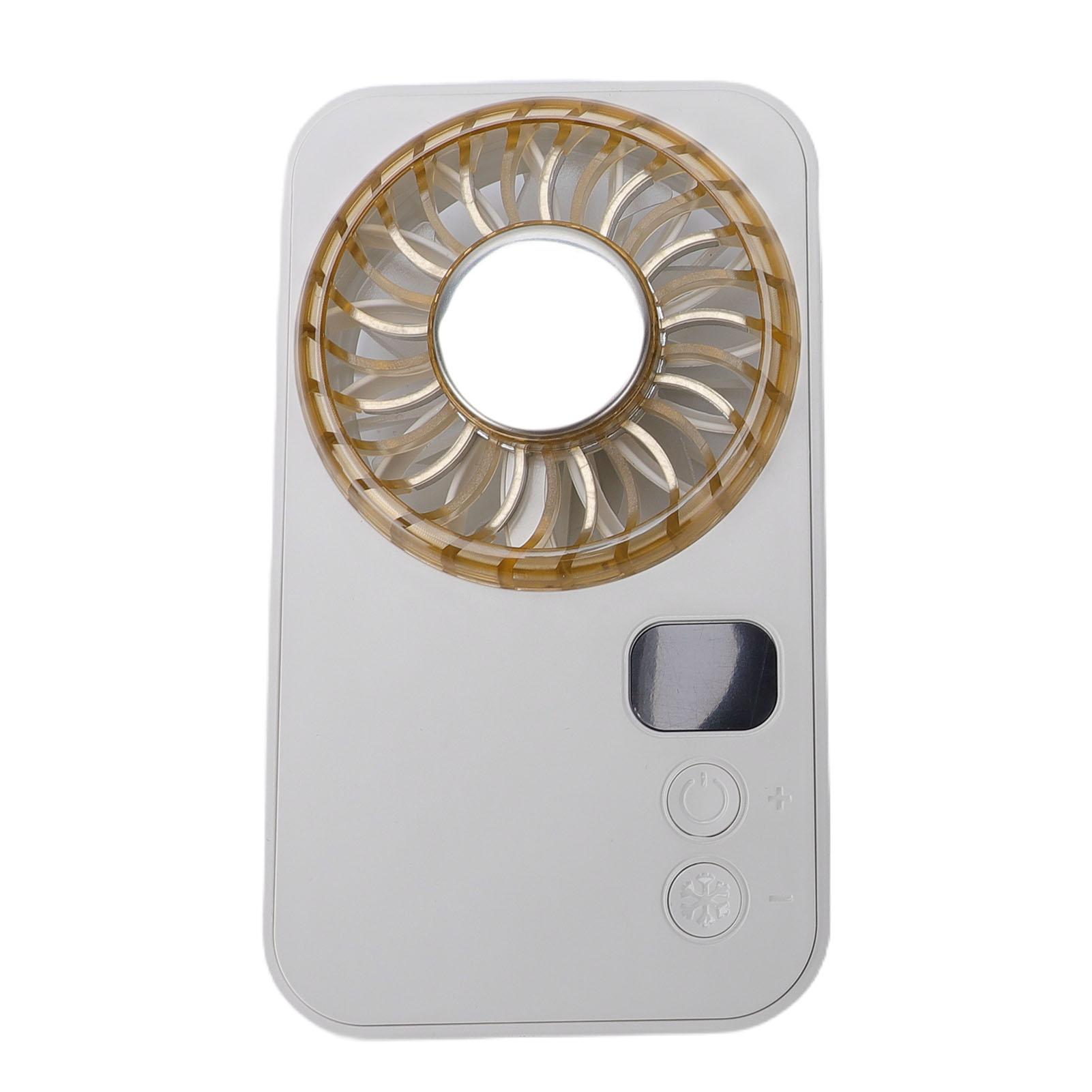 Portable Handheld Fan Quiet USB Ultra Thin Mini Cooling Fan with Lanyard for Outdoor Travel Summer Vacation