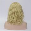 Curly Cosplay Wigs  for Women Short Blue purple Pink Green Golden Yellow Side Part Heat Resistant Fiber Synthetic Hair