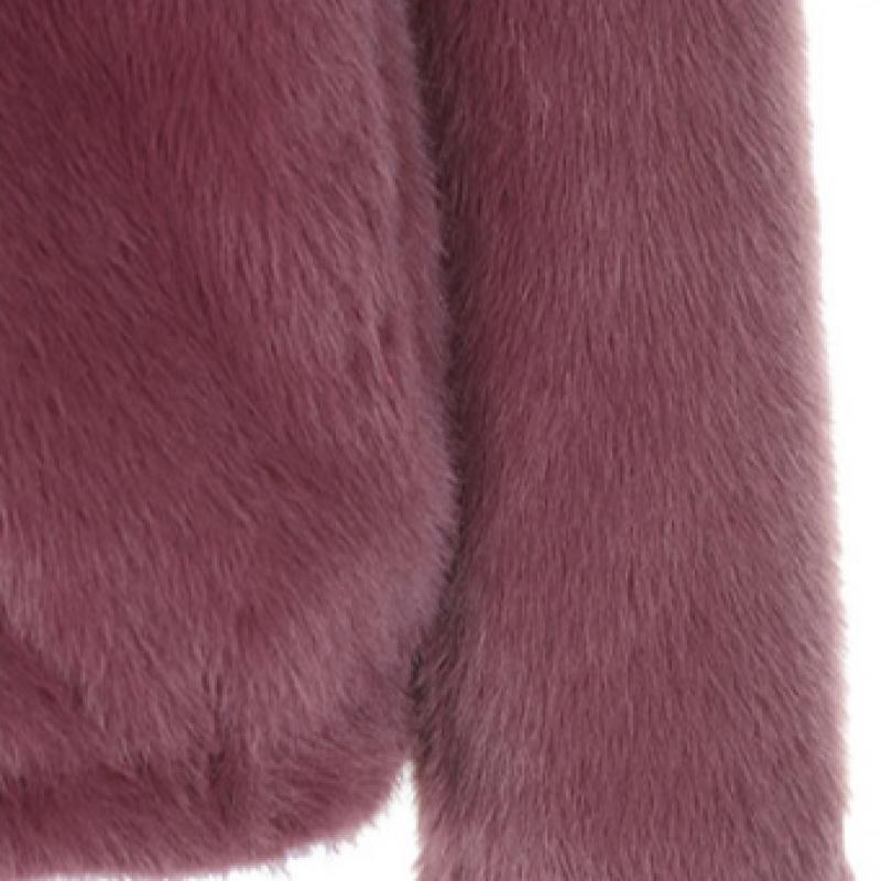 La Belle Shinyoung Fur Faux Mink Hooded Jacket Lb105jk 1