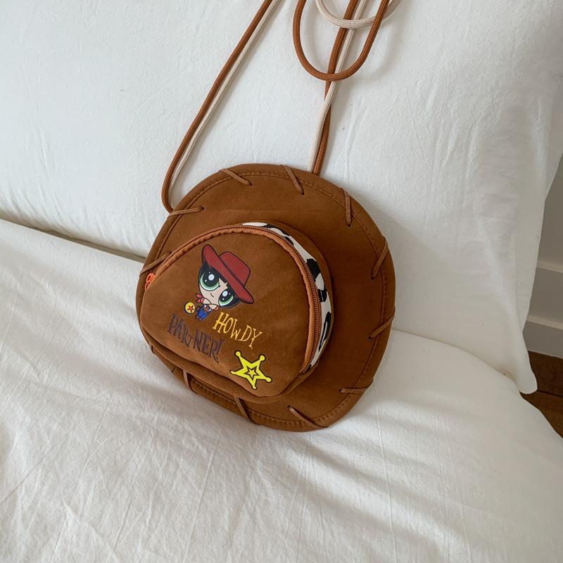 Unieke Retro Cowboy Hoed Crossbody Portemonnee Voor Vrouwen Zacht Vlokkig Suède Materiaal 118Cm Verstelbare Riem Hand white