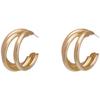 Gold Hoop Earrings for Women, European and American Style, Light Luxury, High-End Feel, 2026 New Trendy Niche Design, Exaggerated Large Ear Hoops