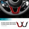 Real Carbon Fiber-Car Steering Wheel Cover Trim Sticker For Mercedes Benz Smart 453 Fortwo/Forfour 2016 2017 2018