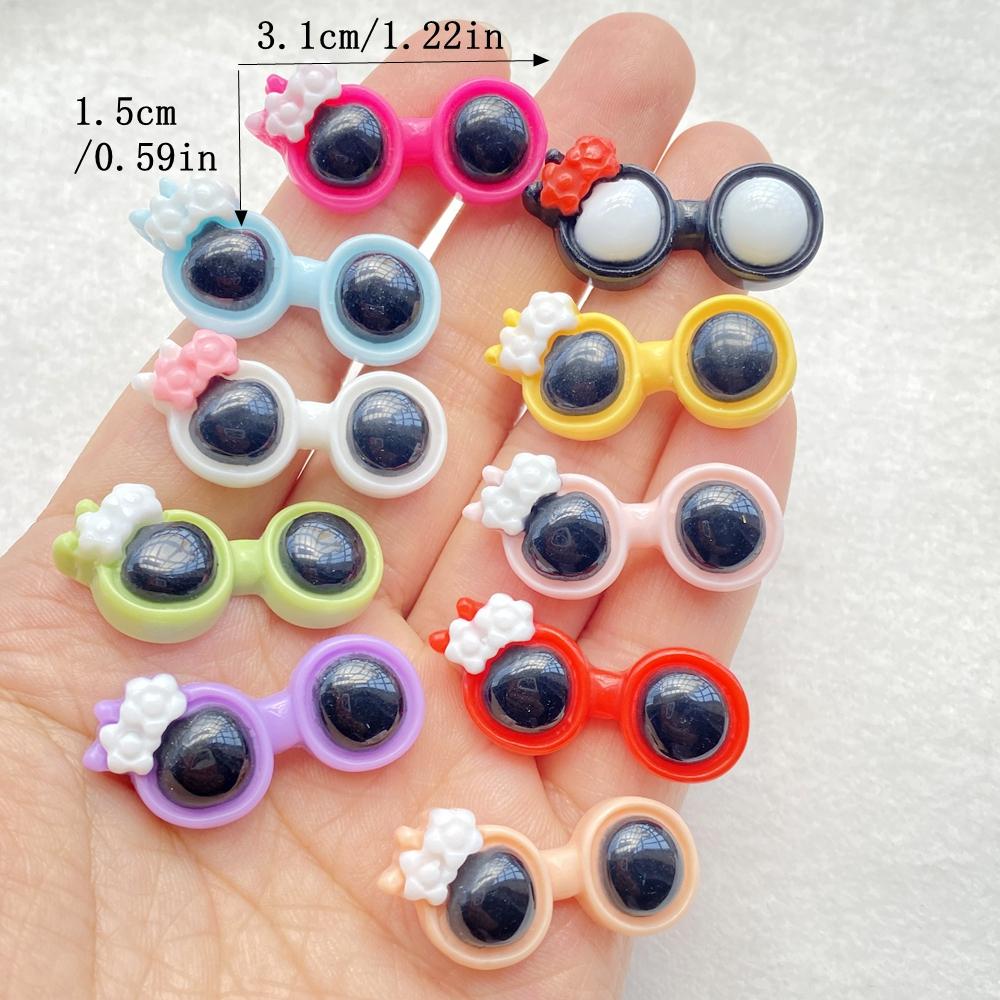 

10Pcs Cute cartoon flower eyes Flat Back Resin Scrapbooking DIY Jewelry Craft Decoration Accessorie