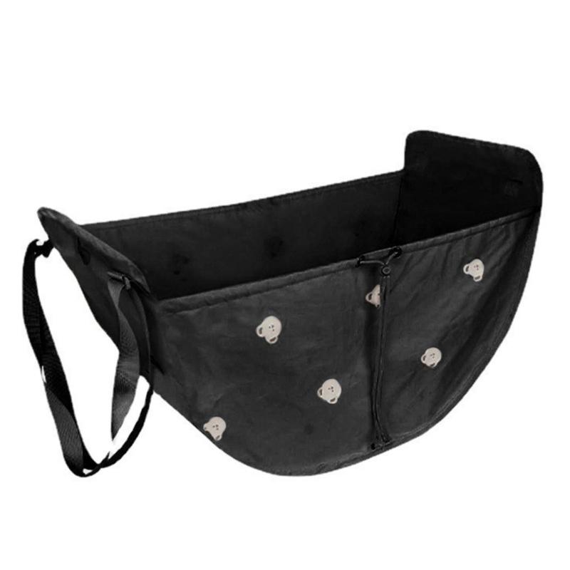 Car Backseat Storage Bag Travel Rear Seat Multifunctional Organizer Bag for Car SUV Automotive- Accessories Beige-/Black 1