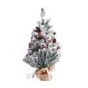 60CM Flocked Christmas Tree with Ornaments - Limited Edition Holiday Decoration