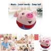 Adorable Bouncing Pig Toy With Plush Fabric And Soothing Music For Baby Toddlers
