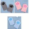 1 Pair Absorbent Pet Bath Gloves Quick Drying Dog Bath Supplies Pet Grooming Glove  Pet Grooming
