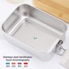 304 Stainless Steel Bamboo Lid Lunch Box, Japanese Style Lid Preservation Box, Lunch Box, Lunch Box, Food Storage Box