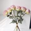 Artificial Rose Flower Realistic Faux Silk Rose with Stem for DIY Wedding Bouquets Home Party Table Centerpiece Floral Arrangement