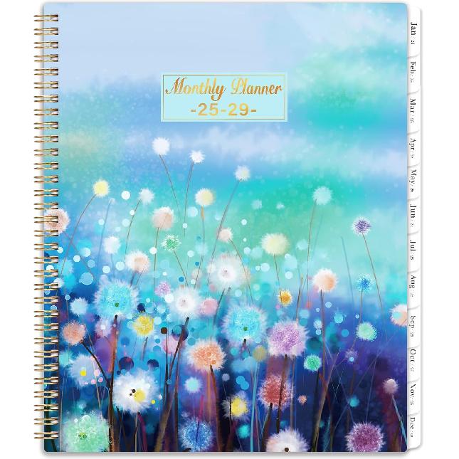 Monthly Planner/Calendar 2025-2029 - 5 Year Monthly Planner 2025-2029 from Jan. 2025 - Dec. 2029, 9  x 11 , 2025-2029 Calendar Planner with Tabs