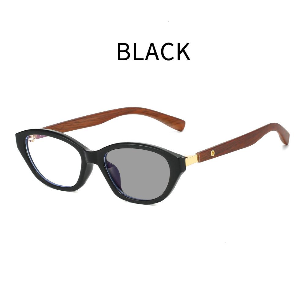 Outdoor Color Changing Reading Glasses Women Men New Retro CatEye Anti Blue Light Photochromic Presbyopia Eyeglasses Diopter+4.0