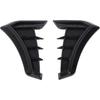 Car Wing Vent Trim Cover for 1 Series E90 E91 - Side Vent Decoration Trim for Enhanced and Performance - Trim (Black)