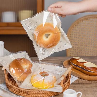 Xinwu Creatieve Wegwerp Transparante Zelfsluitende Bakkerijzakjes