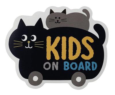 Decore Corporation Reflector CAR Magnet, Black Cat Size: Approx. W17 D18.6 DR-90774