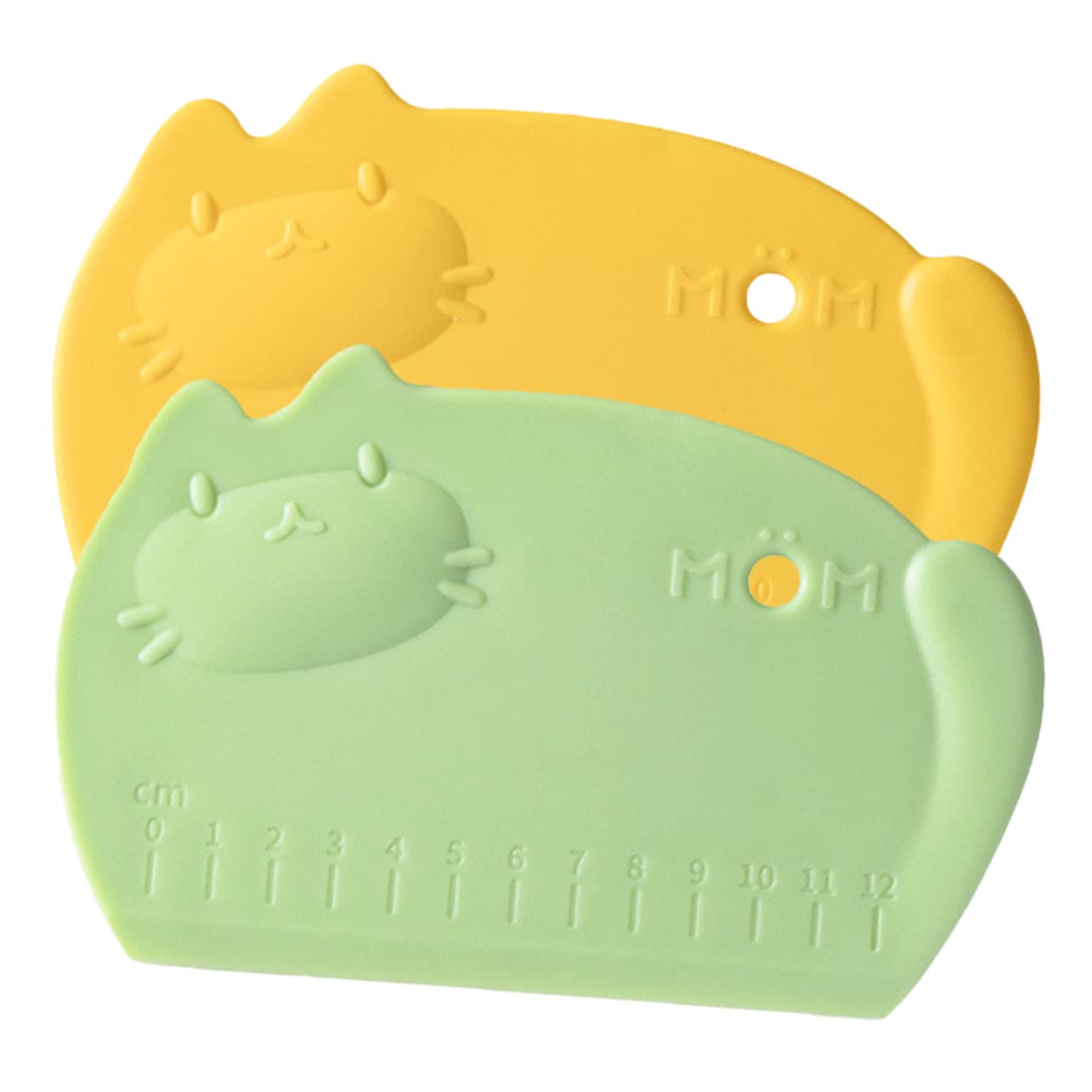 

2шт силиконовый скребок для теста с градуированной кухонной скребок для теста удобный кухонный силиконовый инструмент