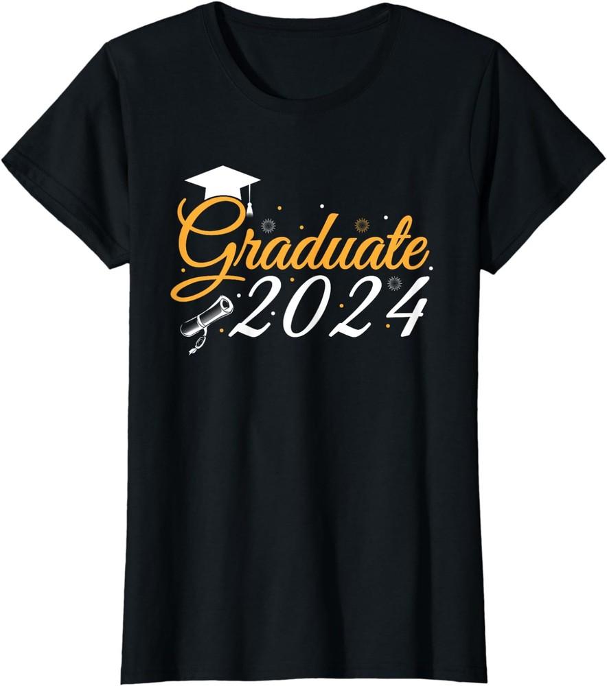 Class Of 2024 Graduate Funny Fun Graduation Gift Ladies039 Crewneck T-Shirt