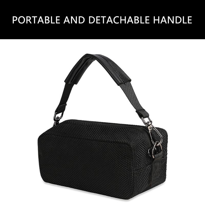 Portable Travel Case Speakers Storage Bag with Shoulder Straps for Speakers Protections Cover