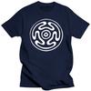 Tshirt Hecates Wheel Symbol Tshirt Wiccan Pagan Goddess Greek Size Sxl Black T Shirt For Unisex Casual Cool Tees