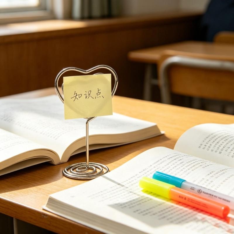 Set mit 10 herzförmigen Tischkartenhaltern, beschichtete Memo-Foto-Notizklammern, Schreibtisch-Tischkartenhalter, Notizorganisatoren-Set