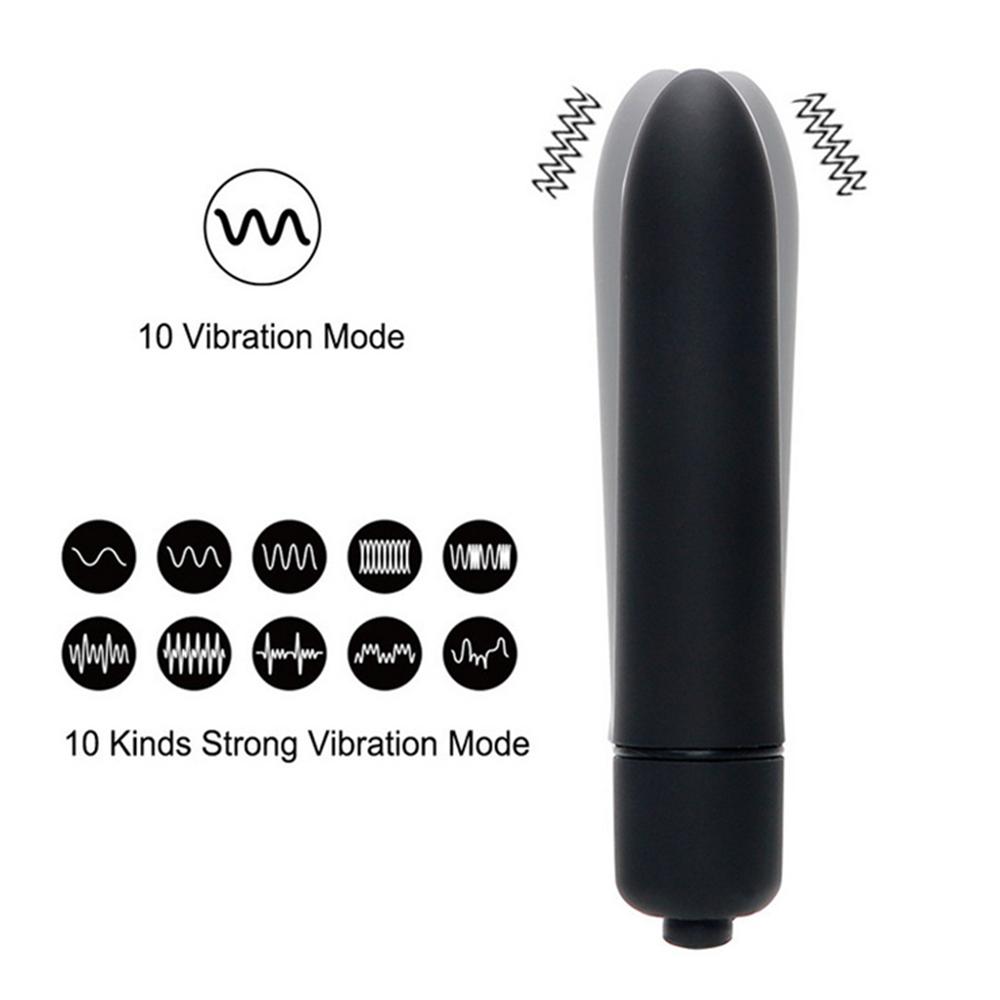 10 Geschwindigkeiten Mini Bullet Vibration Dildo für Erwachsene Frauen Klitoris Stimulation Sexspielzeug Vibrierender Sprung G-Punkt Vagina Vibrator für Frauen