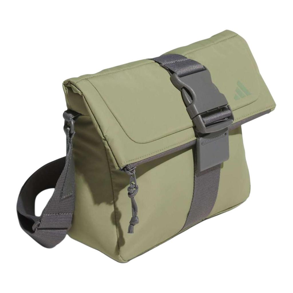 New Adidas Recycled Polyester Polyester Crossbody Bag Shoulder Bag Regular Unisex Tent Green JE3906