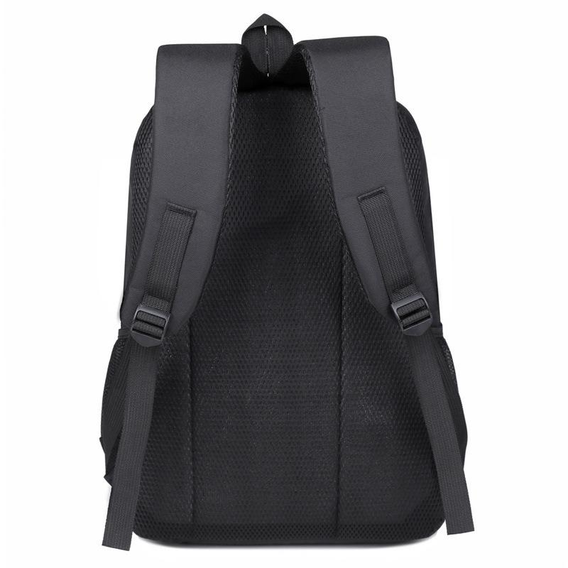 Reflective strip backpack men's travel large capacity school backpack women go out light student schoolbag dirt resistant