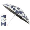 PAUL JOE ACCESSOIRES Folding UV Heat Suitable for Sunny and Rainy Chrysanthemum 12479 Chrysanthemum Navy & (Paul & Joe) Parasol, 100% Protection,