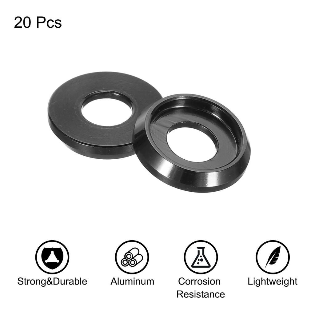 uxcell M5 Washer Cone Cup Type Countersink Washer Hole Diameter