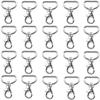Craft Parts Shop Lever Clasps, 25mm, 20 Pieces (Silver)