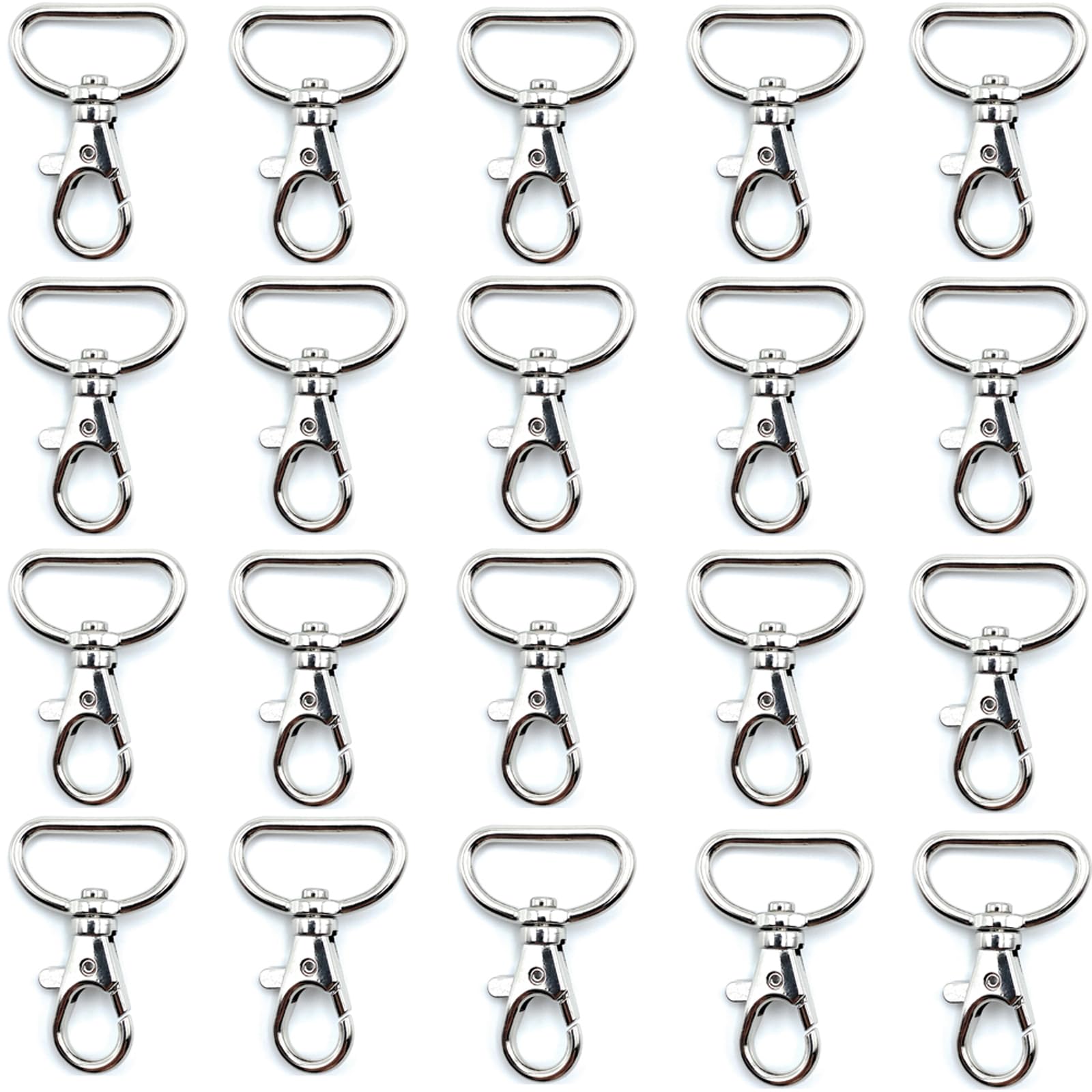 

Craft Parts Shop Lever Clasps, 25mm, 20 pieces (Silver)