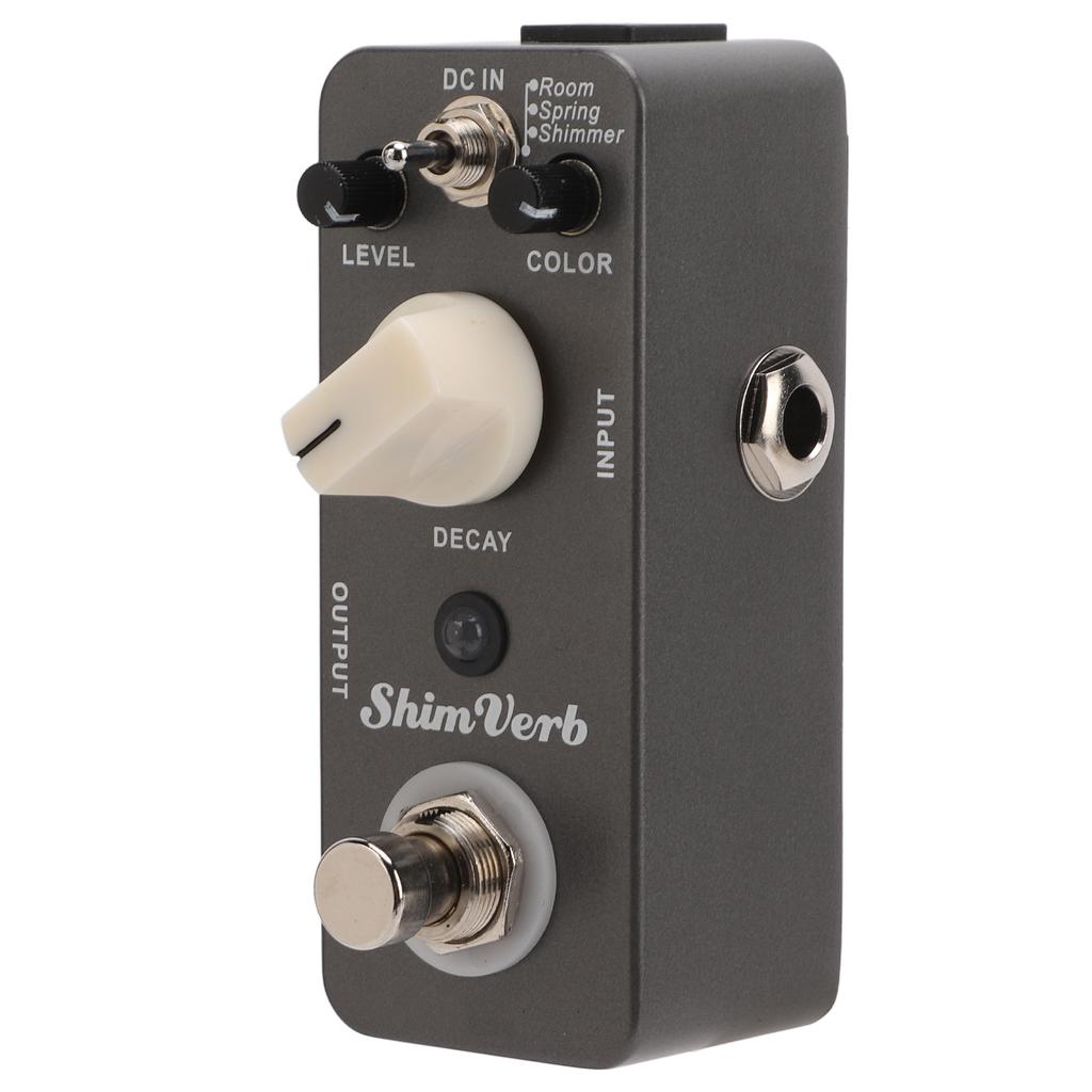 Electric Guitar Effect Pedal ShimVerb Reverb 3 Modes MRV1 Single True Bypass Accessory