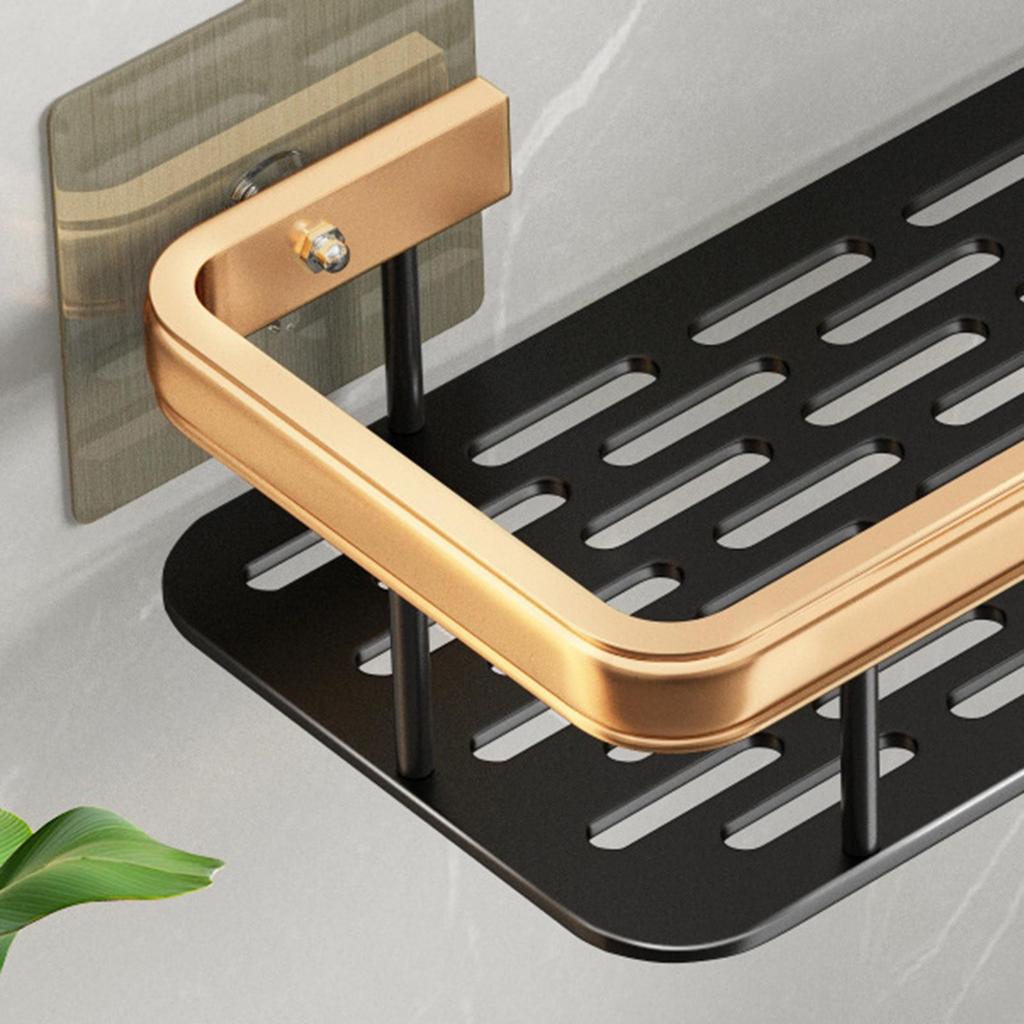 Shower Caddy aluminum Shampoo Holder Rustproof Storage Rack for Toilet Kitchen Restroom Bathroom