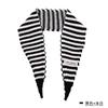 Korean Knitted Wool Blend Striped Triangle Scarf Winter Warm Shawl Women