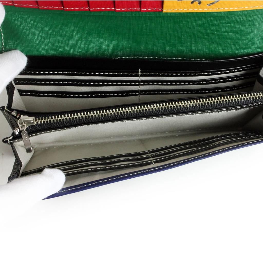 TORQUE Long Wallet with Coin Purse Long Wallet Leather Leather Accessories 096635 Black [Castelbajac]