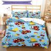 3pcs Truck Bedding Set Duvet Cover Closure Includes 1 Duvet Cover & 2 Pillowcases, Soft and Comfortable for All Seasons.