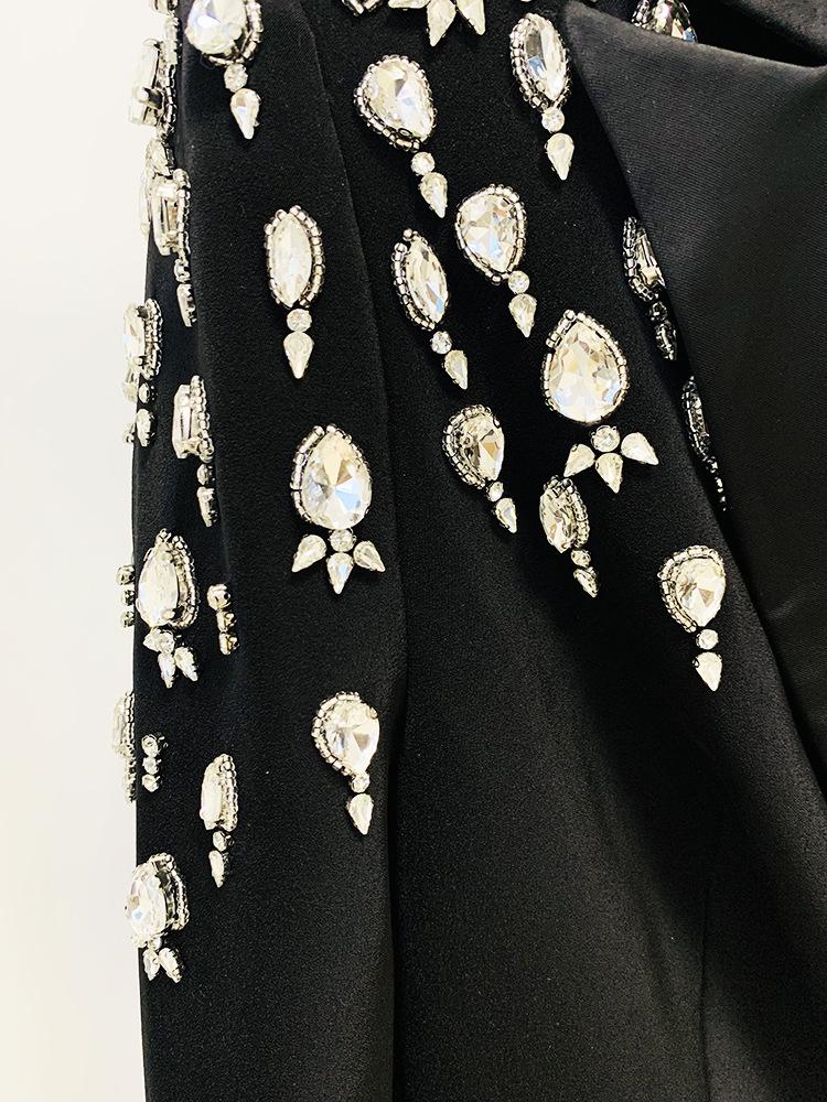 2026 High Street: Slim Fit Blazer with Beading & Rhinestones - Early Spring Collection