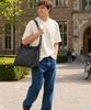 Bedford11Th 15-Inch Storage Functional 2-Way Large Messenger Bag [Black]