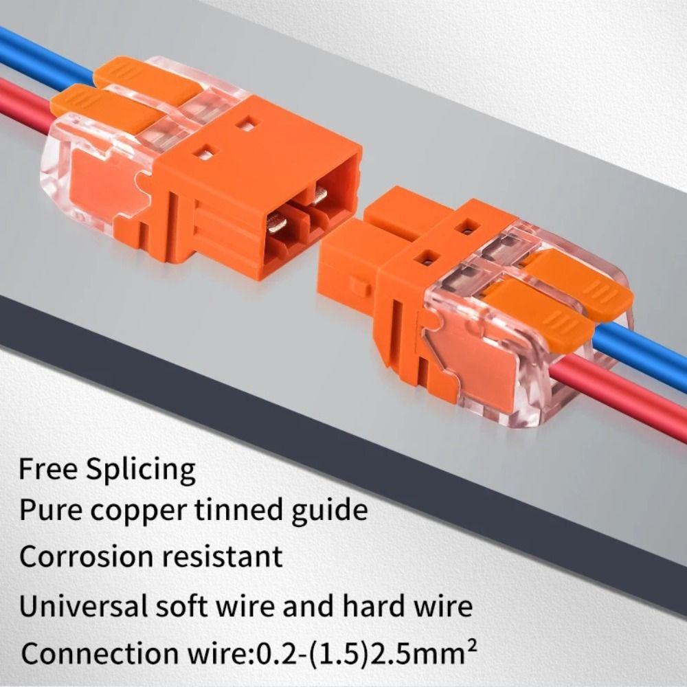 Mini Connettore a Filo Universale Compatto Giunzione Connettori Elettrici Elettrici
