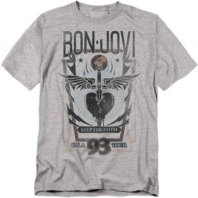 Bon Jovi Unisex Adult Keep The Faith T-Shirt