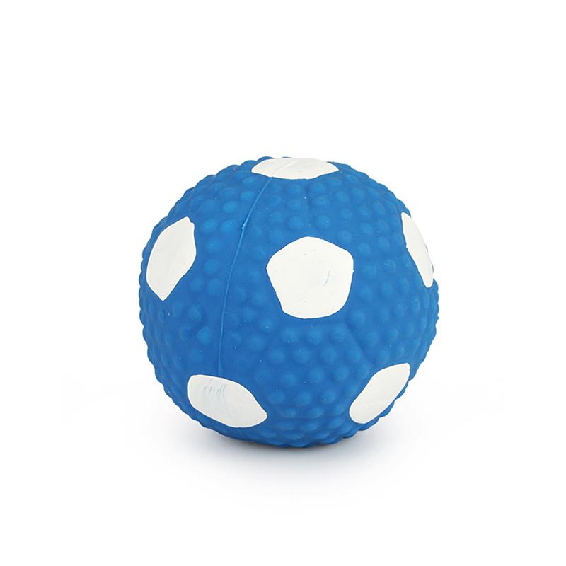

Rugby Small Dog Pet Toy Volleyball Football Dog Toy Cotton Filling Latex Press Sound Ball Pet Squeak Toy L