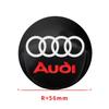 4pcs Car Wheel Center Hub Cap Logo Stickers Rim Cover Emblem Decal For Xmfk4 A1 A3 A4 A5 A6 A7 A8 Q2 Q3 Q5 Q7 Q8 S7 S8 S3 S4 RS5