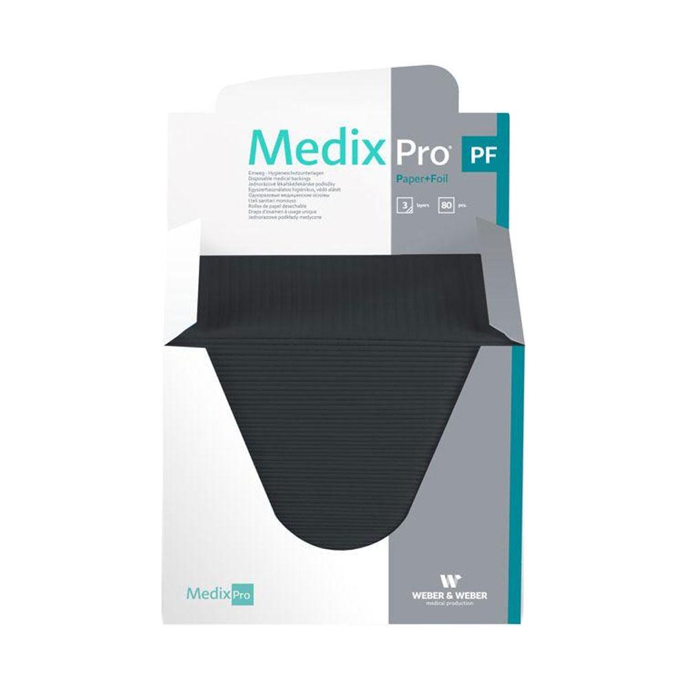 Hygienic Pad 33cm X 48cm Black Foiled 54g Medixpro 80 Pcs
