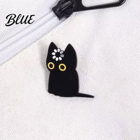 Animal Brooch 2/3Pcs Pin Black Cat Design Lapel Decorative Badge