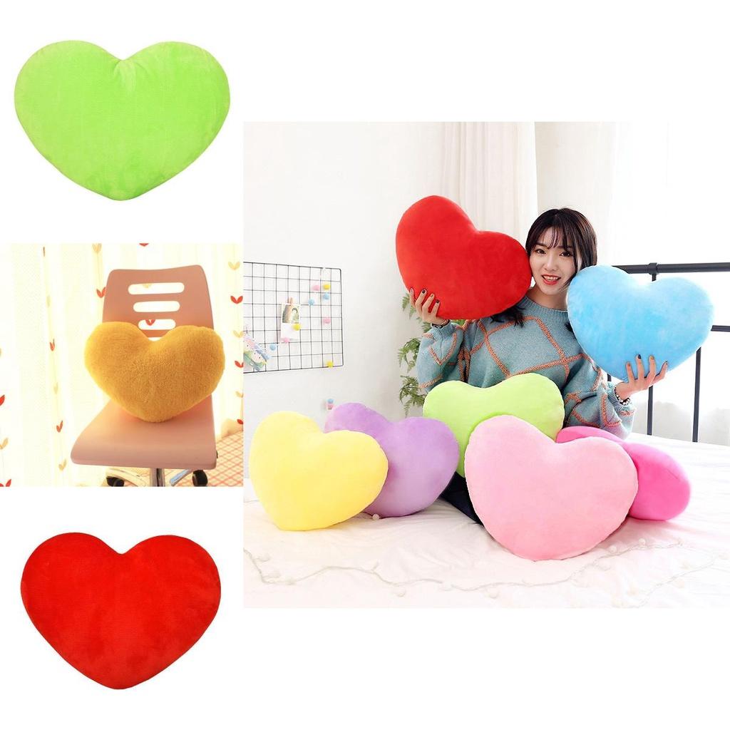 Soft And Cuddly Heart-shaped Plush Pillow For Teens And Adults