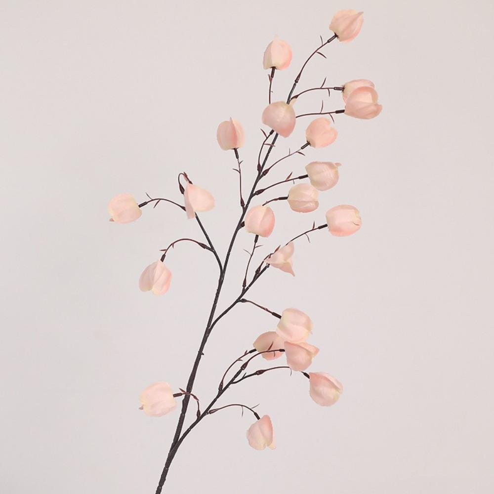 Long Branches Artificial Lantern Fruits Plastic Fake Flower Bouquets  Vase Decor розовый