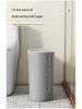 High-Value Stylish Gap-Fit Trash Can with Lid - Large Capacity for Bedroom & Bathroom
