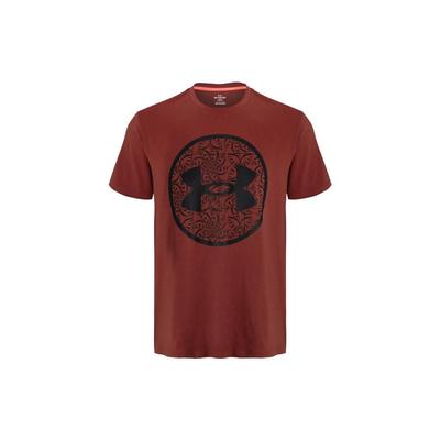 New Spring Collection Fortune Coin Training Loose Short Sleeve T-Shirt Men Tops Red 1374713-610