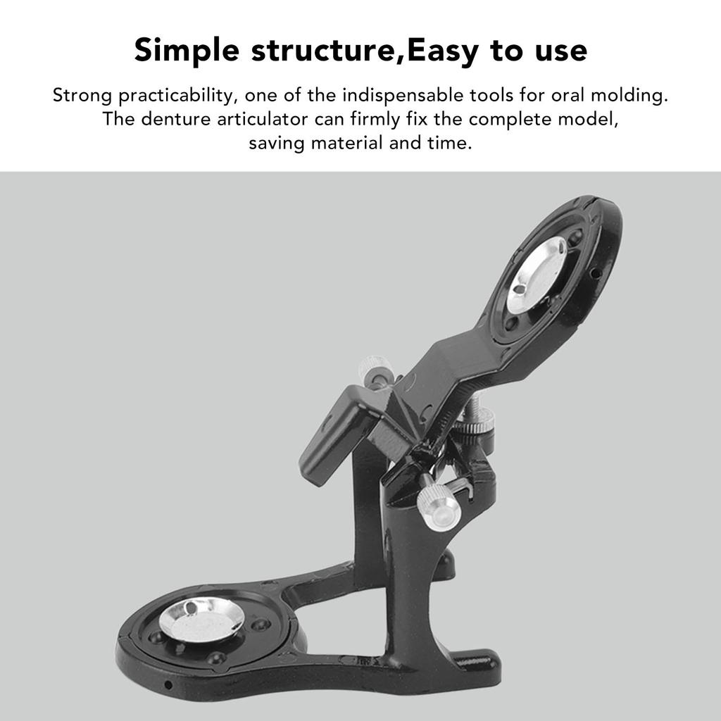 Dental Magnetic Articulator Professional Portable Laboratory Denture Articulator for Dentist Student